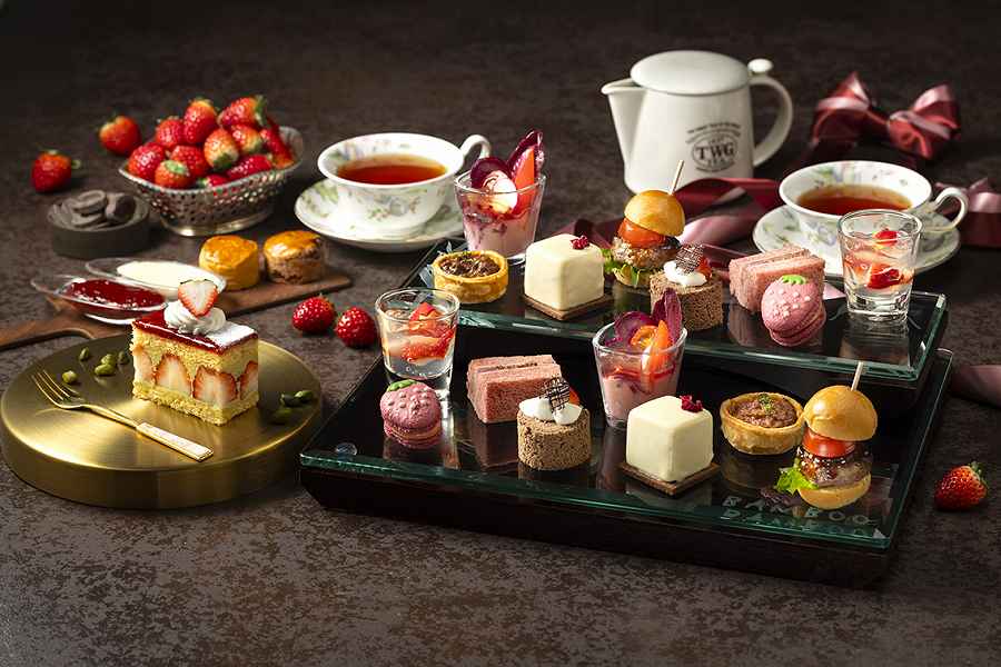 東京喜來登提供草莓巧克力下午茶