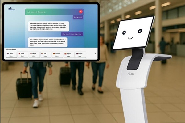 成田空港實驗AI導覽機器人