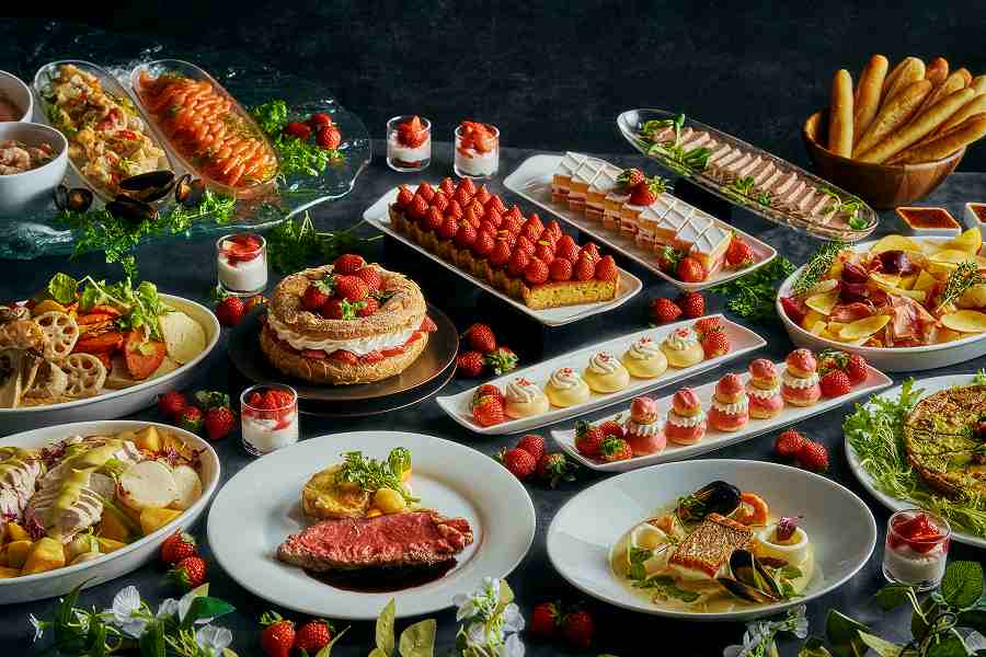 東京君悅酒店推出草莓主題晚餐
