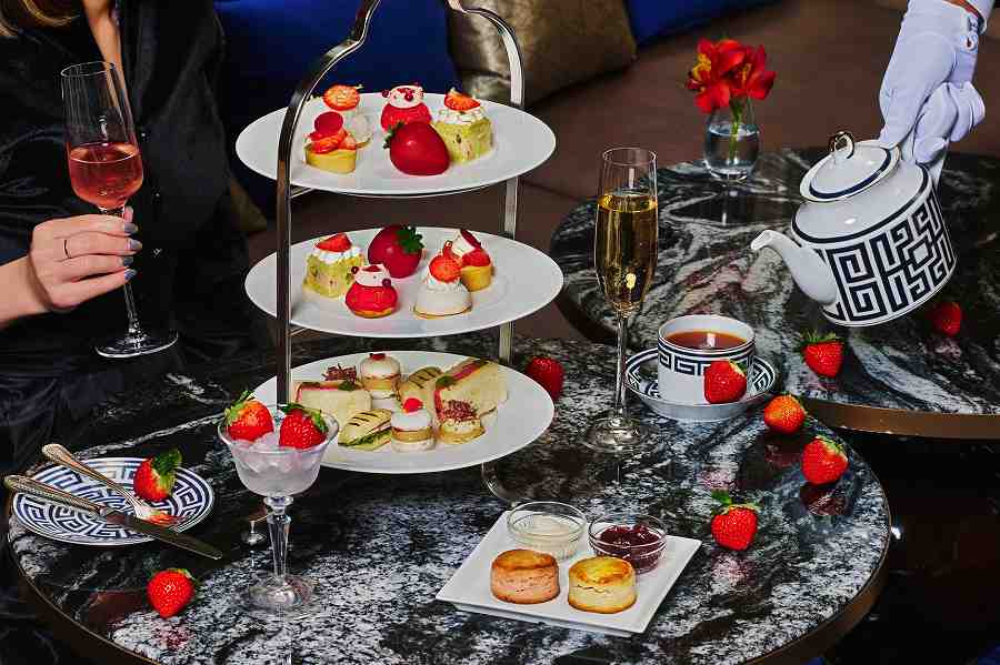 大阪聖瑞吉酒店推出草莓下午茶