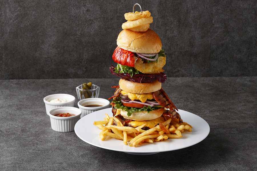 東京灣洲際酒店推「豪華塔漢堡」