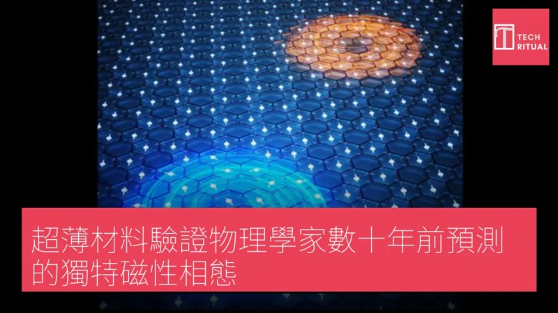 超薄材料驗證物理學家數十年前預測的獨特磁性相態
