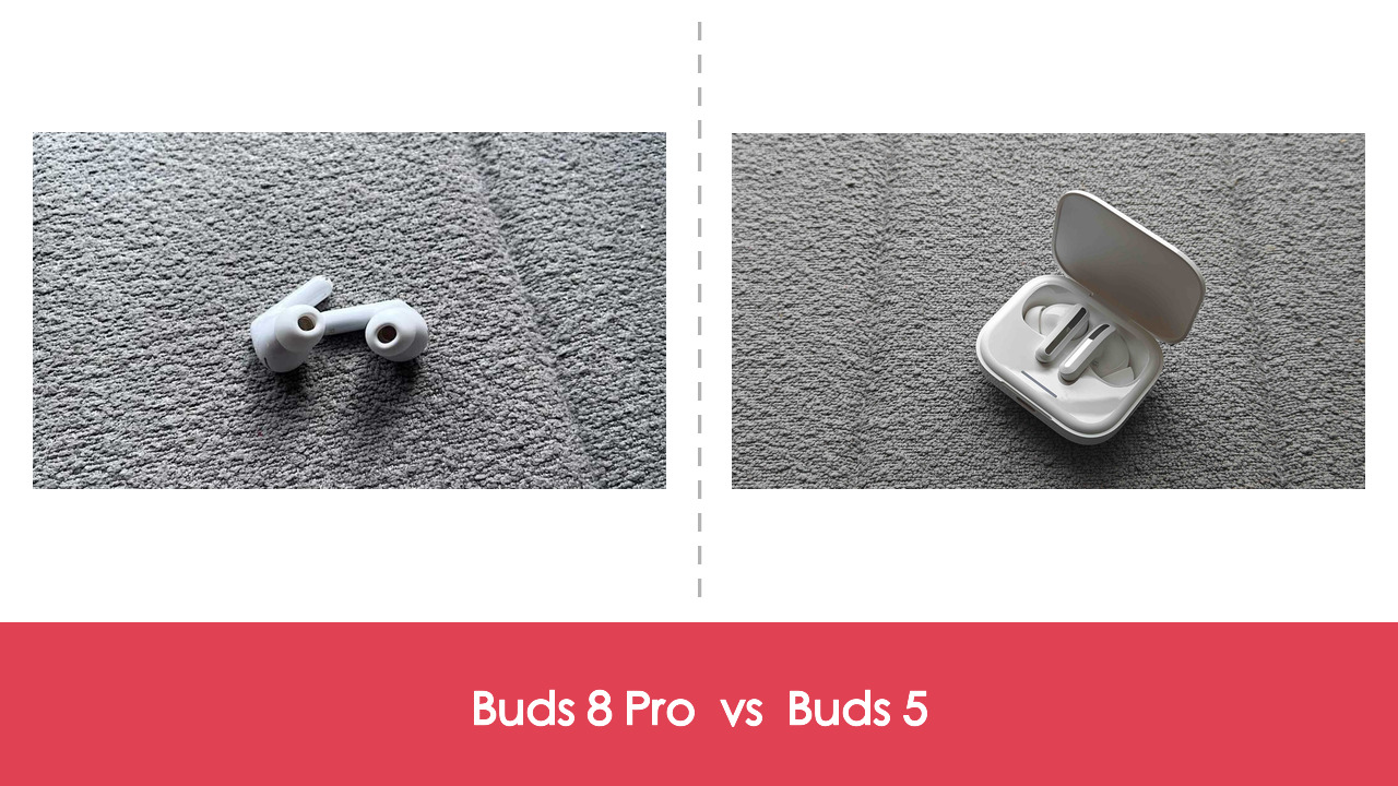 【耳機評測比較】REDMI Buds 8 Pro vs Buds 5:差 HK$240,Pro 定入門夠用?|規格表、佩戴、音質全面比較