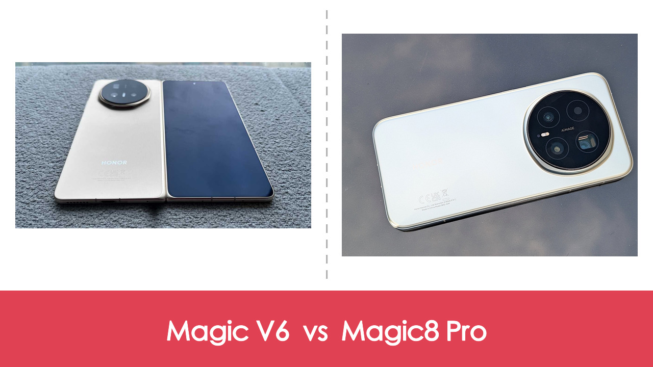 【手機評測比較】HONOR Magic V6 vs Magic8 Pro:摺機定直板旗艦?差 HK$6,100 點揀|規格表、效能、攝影功能全面比較