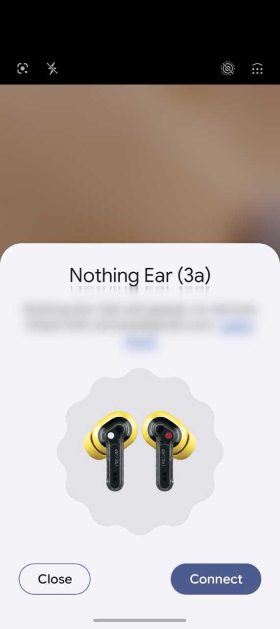 Nothing Ear (3a) - Android 一開盒就彈 Google 快速配對,撳 Connect 就連到