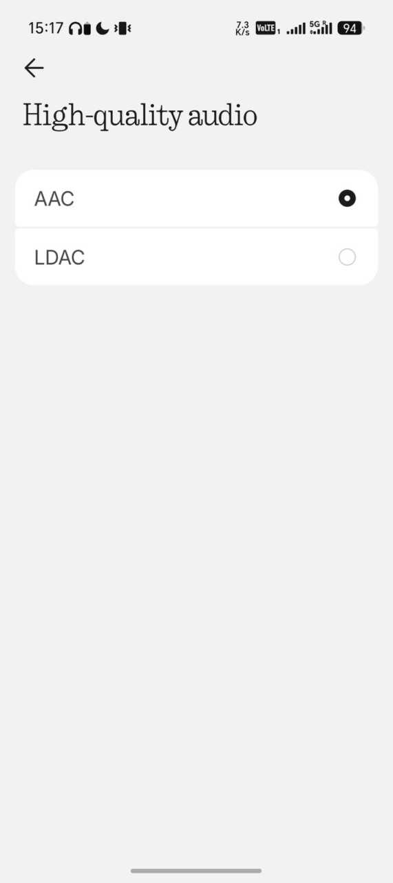 CMF by Nothing Clip Pro - 音訊質素可揀 AAC 或 LDAC