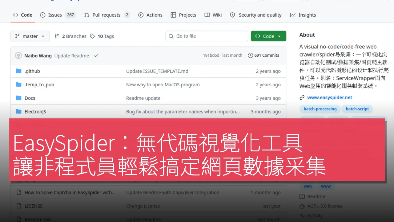 EasySpider:無代碼視覺化工具,讓非程式員輕鬆搞定網頁數據采集