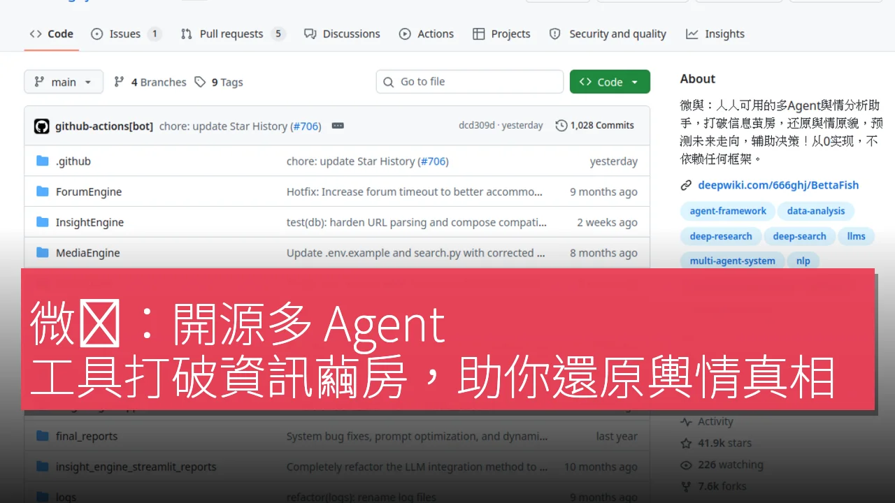 微舆：開源多 Agent 工具打破資訊繭房，助你還原輿情真相