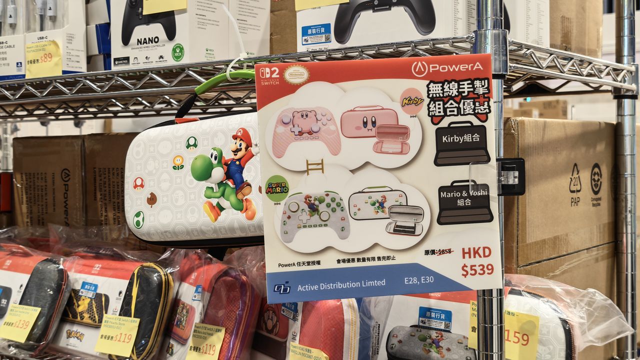 PowerA Switch 2無線手掣組合優惠,Kirby同Mario Yoshi聯乘