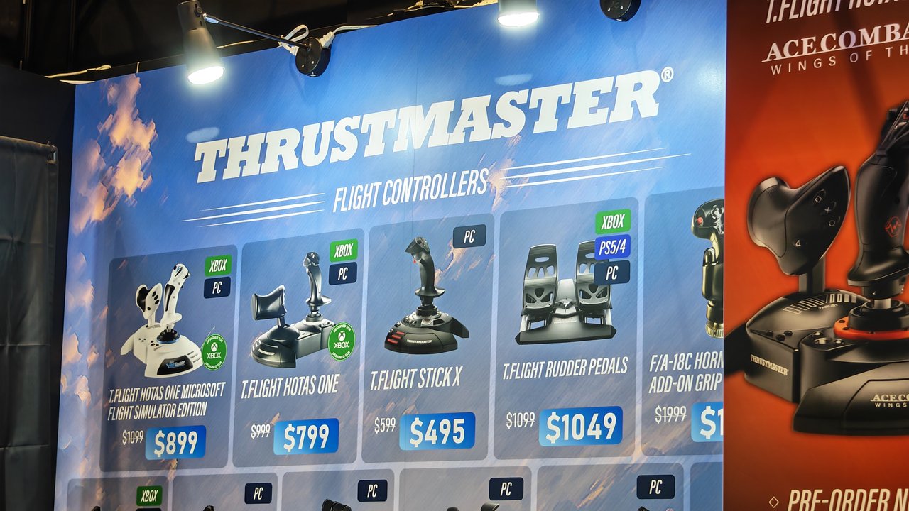 عروض عصي الطيران Thrustmaster T.Flight Hotas One و T.Flight Stick X