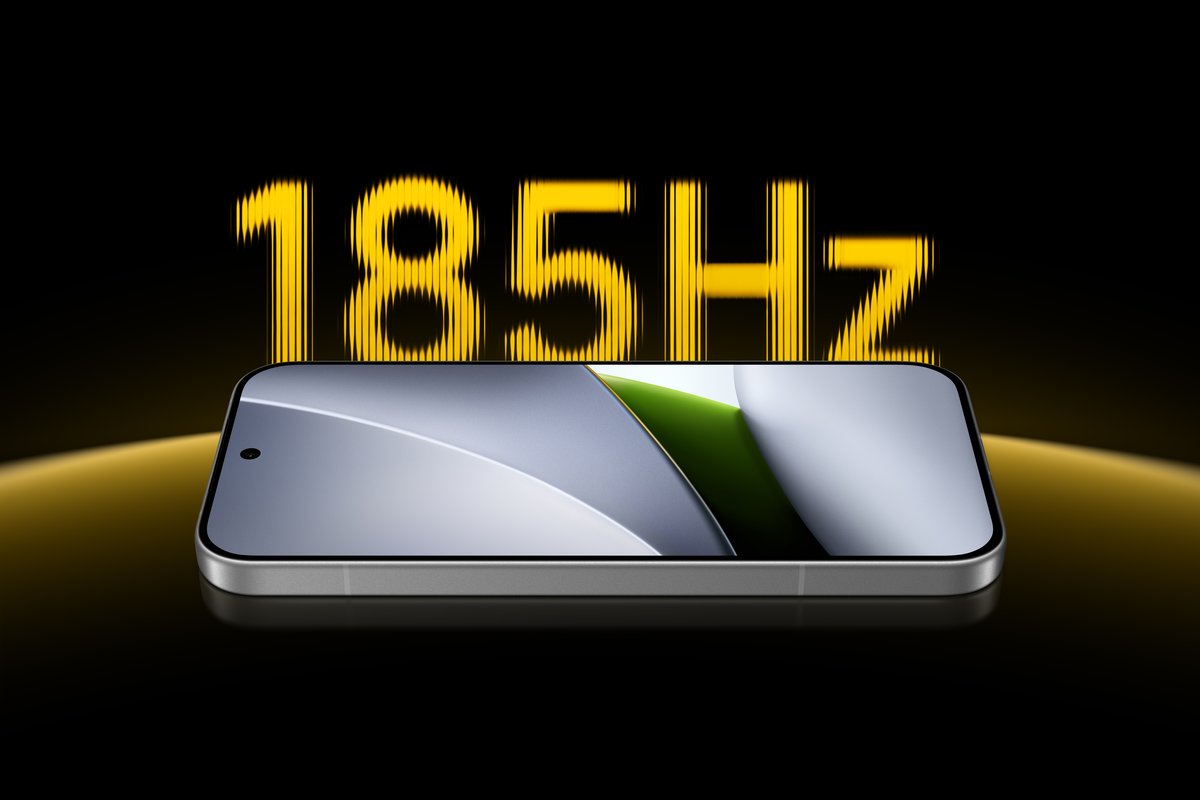 6,59 Zoll POCO HyperRGB AMOLED, maximal 185Hz Bildwiederholrate