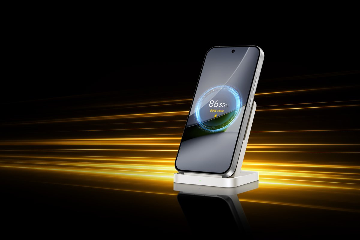 Unterstützt 50W kabelloses HyperCharge, kabelloses Ladegerät muss separat gekauft werden