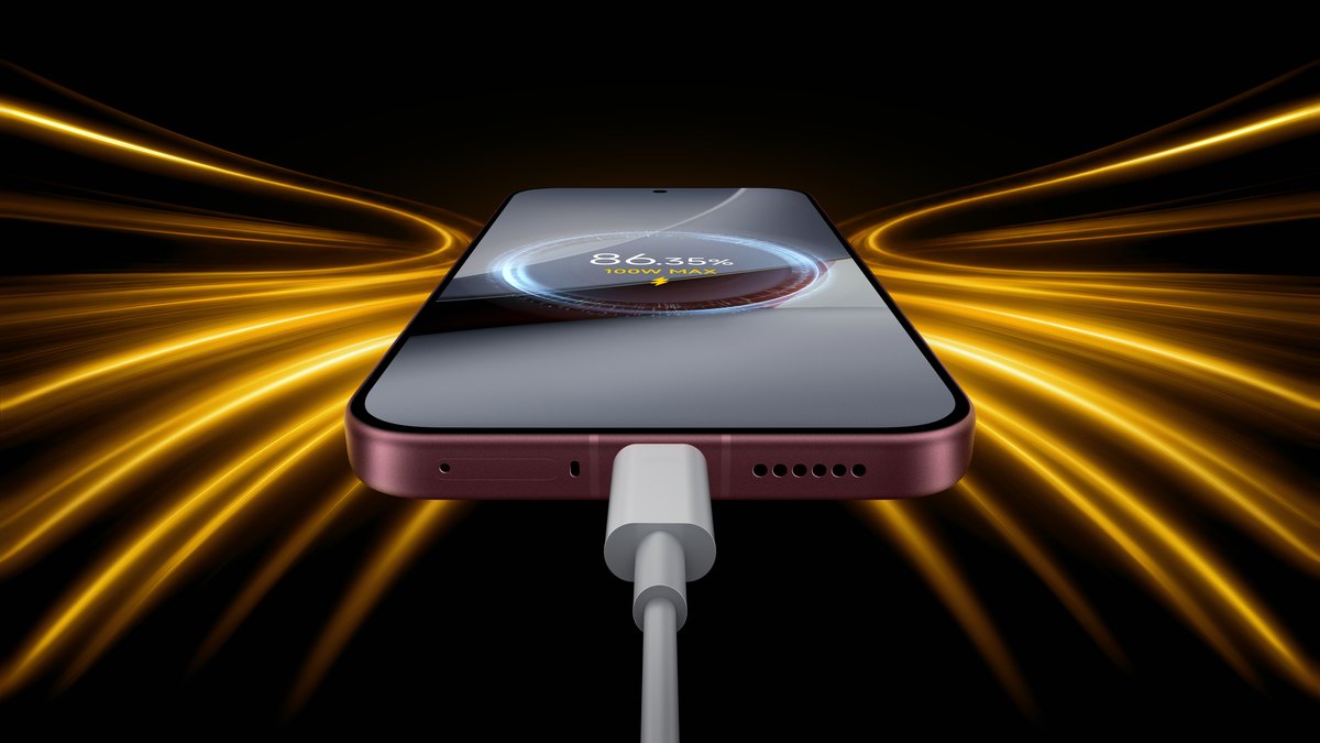 100W kabelgebundenes HyperCharge, unterstützt auch 50W kabelloses Laden