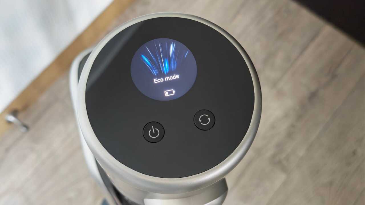 主機頂部圓形 LCD 顯示 Eco mode